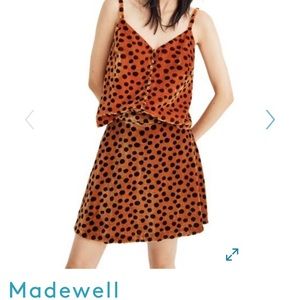 MADEWELL Leopard camisole